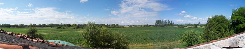 vu depuis la terrasse